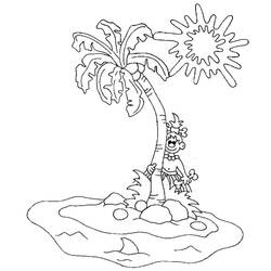 Dibujo para colorear: Palma (Naturaleza) #161144 - Dibujos para Colorear e Imprimir Gratis