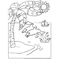 Dibujo para colorear: Palma (Naturaleza) #161160 - Dibujos para Colorear e Imprimir Gratis