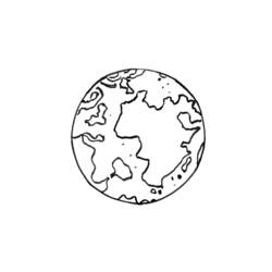 Dibujo para colorear: Planeta (Naturaleza) #157748 - Dibujos para Colorear e Imprimir Gratis
