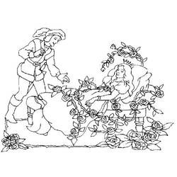Dibujo para colorear: Ramo de flores (Naturaleza) #160753 - Dibujos para Colorear e Imprimir Gratis