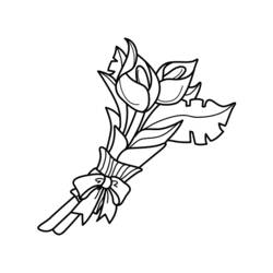 Dibujo para colorear: Ramo de flores (Naturaleza) #160773 - Dibujos para Colorear e Imprimir Gratis