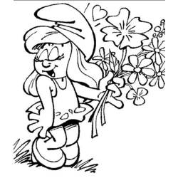 Dibujo para colorear: Ramo de flores (Naturaleza) #160867 - Dibujos para Colorear e Imprimir Gratis