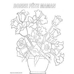 Dibujo para colorear: Ramo de flores (Naturaleza) #160884 - Dibujos para Colorear e Imprimir Gratis