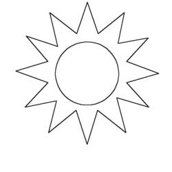 Dibujo para colorear: Sol (Naturaleza) #157903 - Dibujos para Colorear e Imprimir Gratis
