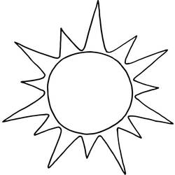 Dibujo para colorear: Sol (Naturaleza) #157904 - Dibujos para Colorear e Imprimir Gratis