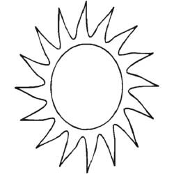 Dibujo para colorear: Sol (Naturaleza) #157918 - Dibujos para Colorear e Imprimir Gratis