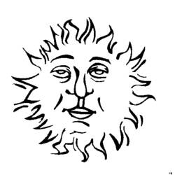Dibujo para colorear: Sol (Naturaleza) #157952 - Dibujos para Colorear e Imprimir Gratis