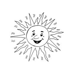 Dibujo para colorear: Sol (Naturaleza) #157961 - Dibujos para Colorear e Imprimir Gratis