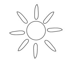 Dibujo para colorear: Sol (Naturaleza) #157985 - Dibujos para Colorear e Imprimir Gratis