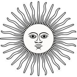 Dibujo para colorear: Sol (Naturaleza) #158007 - Dibujos para Colorear e Imprimir Gratis