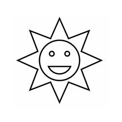 Dibujo para colorear: Sol (Naturaleza) #158019 - Dibujos para Colorear e Imprimir Gratis