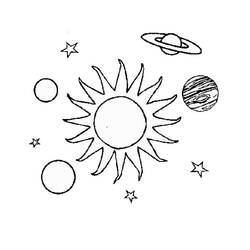 Dibujo para colorear: Sol (Naturaleza) #158173 - Dibujos para Colorear e Imprimir Gratis