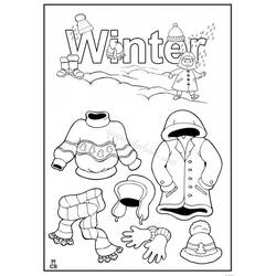 Dibujo para colorear: Temporada de Invierno (Naturaleza) #164723 - Dibujos para Colorear e Imprimir Gratis