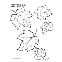 Dibujo para colorear: Temporada de Otoño (Naturaleza) #164046 - Dibujos para Colorear e Imprimir Gratis