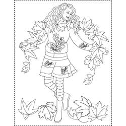 Dibujo para colorear: Temporada de Otoño (Naturaleza) #164053 - Dibujos para Colorear e Imprimir Gratis