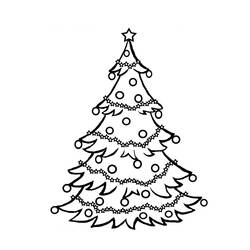 Dibujo para colorear: Arbol de Navidad (Objetos) #167439 - Dibujos para Colorear e Imprimir Gratis