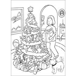 Dibujo para colorear: Arbol de Navidad (Objetos) #167511 - Dibujos para Colorear e Imprimir Gratis