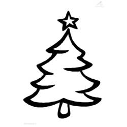 Dibujo para colorear: Arbol de Navidad (Objetos) #167530 - Dibujos para Colorear e Imprimir Gratis