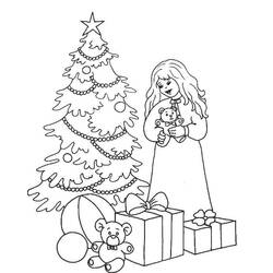 Dibujo para colorear: Arbol de Navidad (Objetos) #167618 - Dibujos para Colorear e Imprimir Gratis