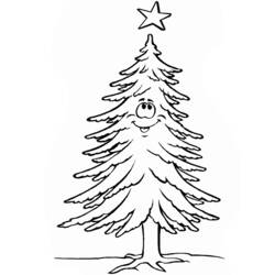 Dibujo para colorear: Arbol de Navidad (Objetos) #167657 - Dibujos para Colorear e Imprimir Gratis