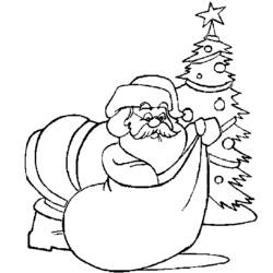 Dibujo para colorear: Arbol de Navidad (Objetos) #167696 - Dibujos para Colorear e Imprimir Gratis