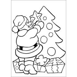 Dibujo para colorear: Arbol de Navidad (Objetos) #167724 - Dibujos para Colorear e Imprimir Gratis