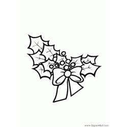 Dibujo para colorear: Corona de Navidad (Objetos) #169463 - Dibujos para Colorear e Imprimir Gratis
