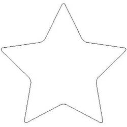Dibujo para colorear: Estrella de sherif (Objetos) #118686 - Dibujos para Colorear e Imprimir Gratis