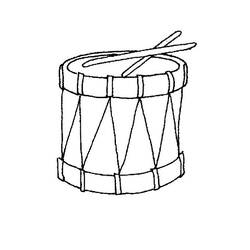 Dibujo para colorear: Instrumentos musicales (Objetos) #167125 - Dibujos para Colorear e Imprimir Gratis