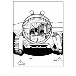 Dibujo para colorear: Astronauta (Ocupaciones) #87645 - Dibujos para Colorear e Imprimir Gratis