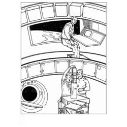 Dibujo para colorear: Astronauta (Ocupaciones) #87682 - Dibujos para Colorear e Imprimir Gratis
