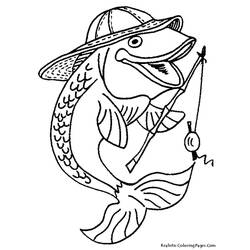 Dibujo para colorear: Pescador (Ocupaciones) #103958 - Dibujos para Colorear e Imprimir Gratis