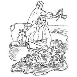 Dibujo para colorear: Pescador (Ocupaciones) #103991 - Dibujos para Colorear e Imprimir Gratis