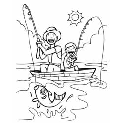 Dibujo para colorear: Pescador (Ocupaciones) #103995 - Dibujos para Colorear e Imprimir Gratis