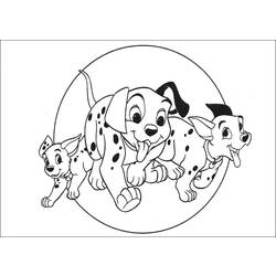 Dibujo para colorear: 101 Dalmatians (Películas de animación) #129188 - Dibujos para Colorear e Imprimir Gratis