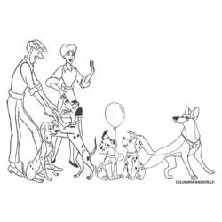 Dibujo para colorear: 101 Dalmatians (Películas de animación) #129192 - Dibujos para Colorear e Imprimir Gratis