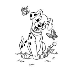 Dibujo para colorear: 101 Dalmatians (Películas de animación) #129211 - Dibujos para Colorear e Imprimir Gratis
