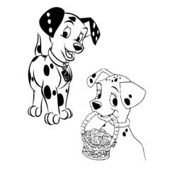 Dibujo para colorear: 101 Dalmatians (Películas de animación) #129219 - Dibujos para Colorear e Imprimir Gratis