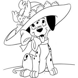 Dibujo para colorear: 101 Dalmatians (Películas de animación) #129235 - Dibujos para Colorear e Imprimir Gratis
