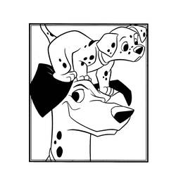 Dibujo para colorear: 101 Dalmatians (Películas de animación) #129240 - Dibujos para Colorear e Imprimir Gratis