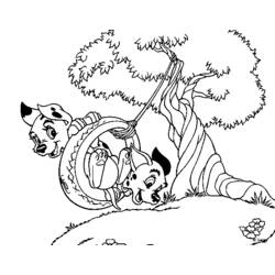 Dibujo para colorear: 101 Dalmatians (Películas de animación) #129250 - Dibujos para Colorear e Imprimir Gratis