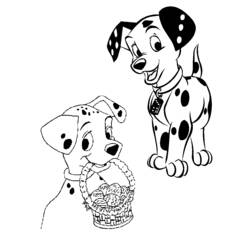 Dibujo para colorear: 101 Dalmatians (Películas de animación) #129266 - Dibujos para Colorear e Imprimir Gratis