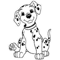 Dibujo para colorear: 101 Dalmatians (Películas de animación) #129341 - Dibujos para Colorear e Imprimir Gratis