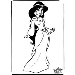 Dibujo para colorear: Aladdin (Películas de animación) #127587 - Dibujos para Colorear e Imprimir Gratis