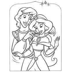 Dibujo para colorear: Aladdin (Películas de animación) #127603 - Dibujos para Colorear e Imprimir Gratis