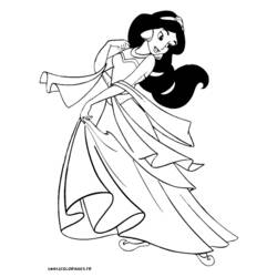 Dibujo para colorear: Aladdin (Películas de animación) #127689 - Dibujos para Colorear e Imprimir Gratis