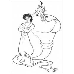 Dibujo para colorear: Aladdin (Películas de animación) #127763 - Dibujos para Colorear e Imprimir Gratis