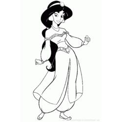 Dibujo para colorear: Aladdin (Películas de animación) #127835 - Dibujos para Colorear e Imprimir Gratis