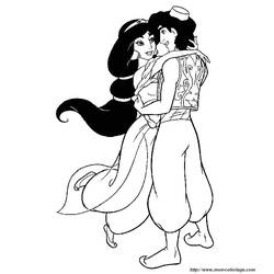 Dibujo para colorear: Aladdin (Películas de animación) #127856 - Dibujos para Colorear e Imprimir Gratis