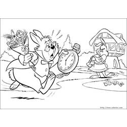 Dibujo para colorear: Alice in Wonderland (Películas de animación) #127892 - Dibujos para Colorear e Imprimir Gratis